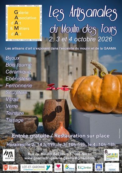 Les artisnales du moulin des Tours 2026