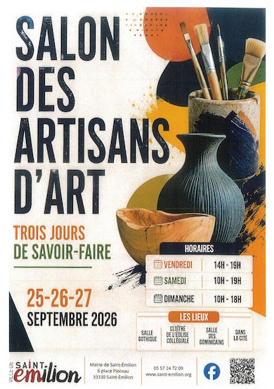 affiche artisans d'art 2026